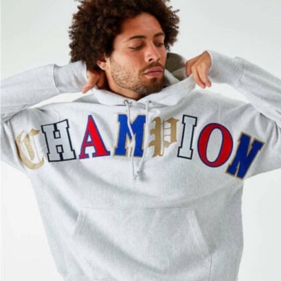 Champion Reverse Weave Old English Hoodie Pullover Sweatshirt Men’s Size Small - Picture 16 of 16